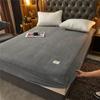Winter Plush Elastic Fitted Sheet Double Bed Sheet Soft Warm Velvet Bedspread Mattress Cover Bed Linen Protector Twin Queen King
