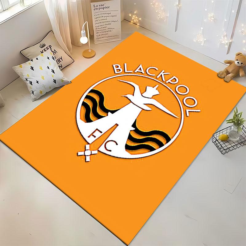 Blackpool FC Logo Carpet suitable as a non-slip mat for the living room or bedroom sofa