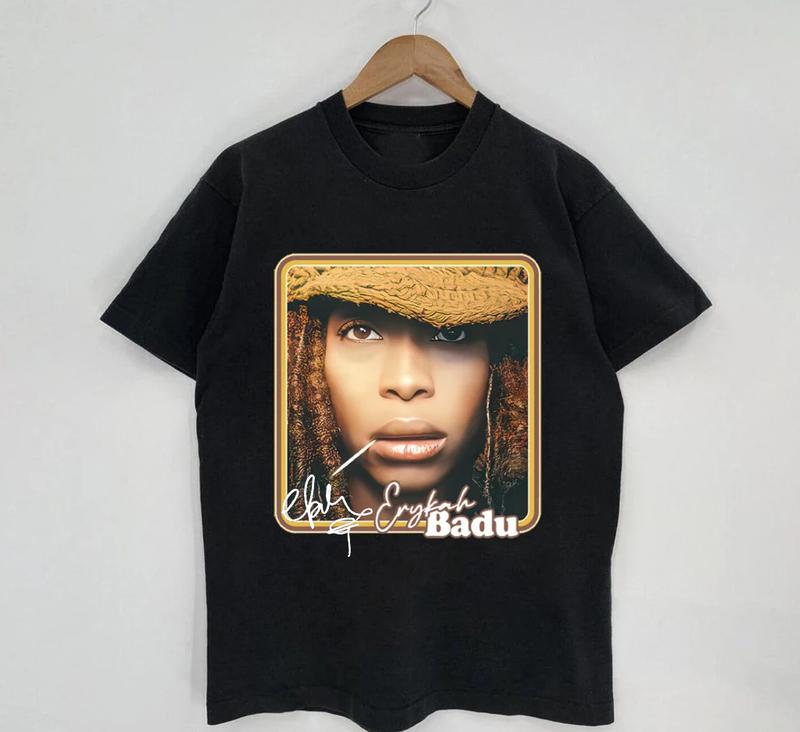 Erykah Badu Signature T-shirt Black Unisex T-Shirt