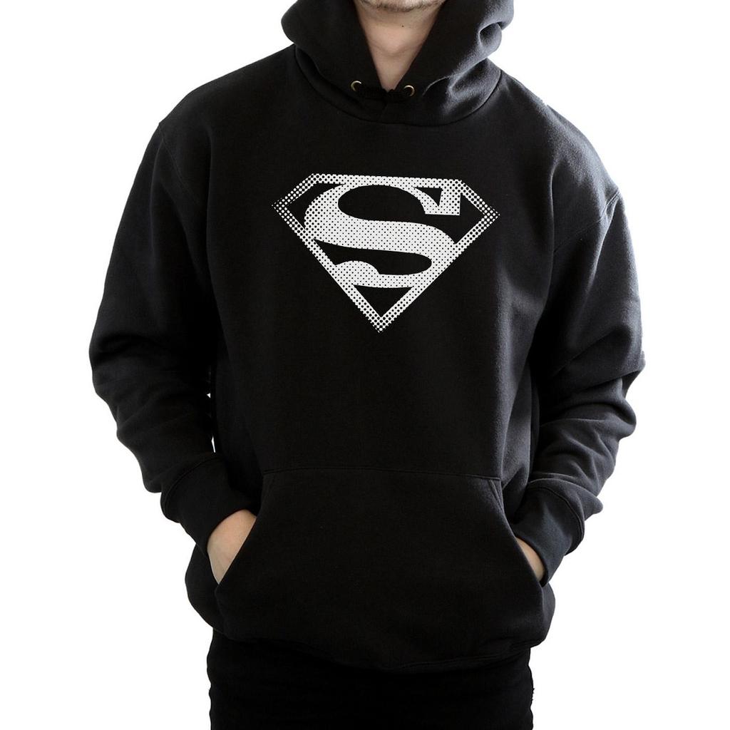 DC Comics Mens Superman Spot Logo Hoodie
