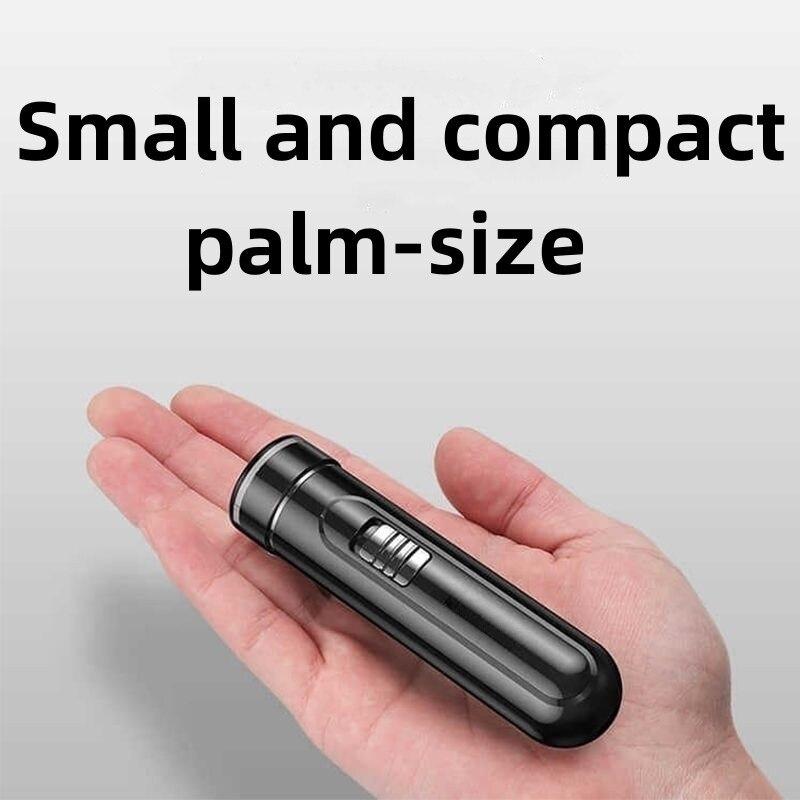 Компактная и удобная электробритва для мужчин, 1 шт., с зарядкой от USB, для сухого и влажного бритья, простое управление одной кнопкой — идеально подходит для дома, автомобиля и путешествий!