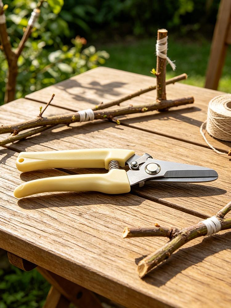 Grafting Pruning Shears Garden Grafting Scissors Multi-Function Fruit Tree Branch Cutting Trimmer Tool for Gardening Plant Grafting