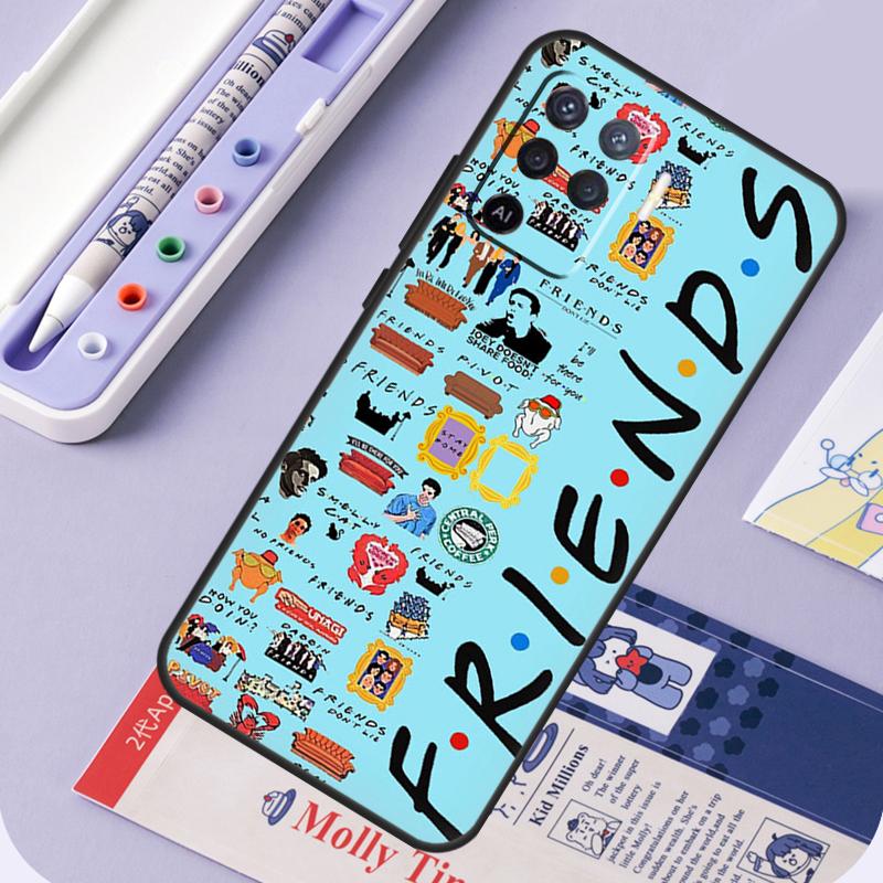 Friends TV For Oppo A17 A18 A94 A74 A54 A15 A38 A58 A78 A98 A40 A60 A80 A16 A76 A96 A57 A77 A5 Pro Case