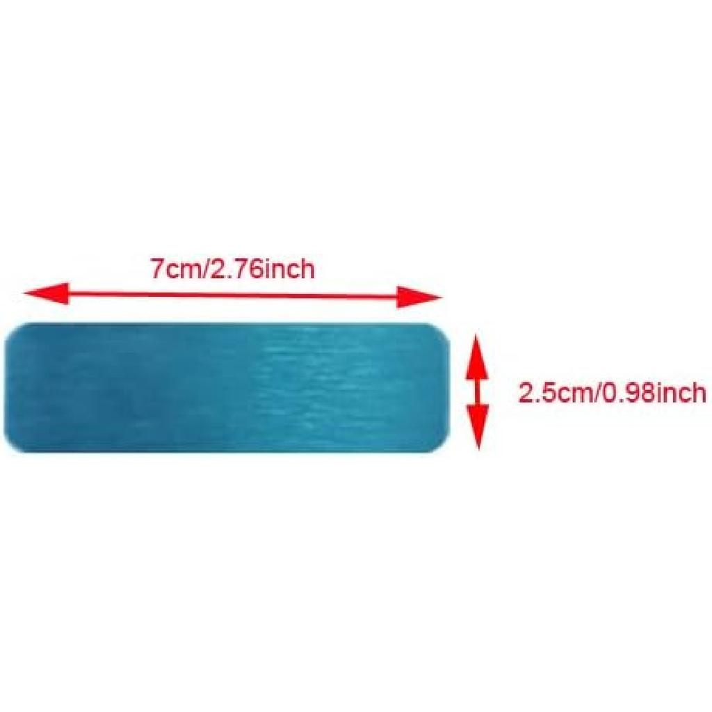 10 Pack Under Cabinet Lights Mount Metal Plates Adhesive Backing Sticky Iron Strips Sticker for Magnetic Under Cabinet Lighting Rechargeable Motion