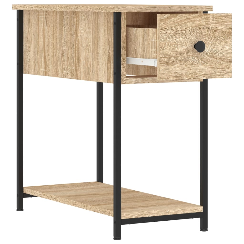Nightstands (2 pcs) Sonoma Oak Finish 30 x 60 x 60 cm Particleboard