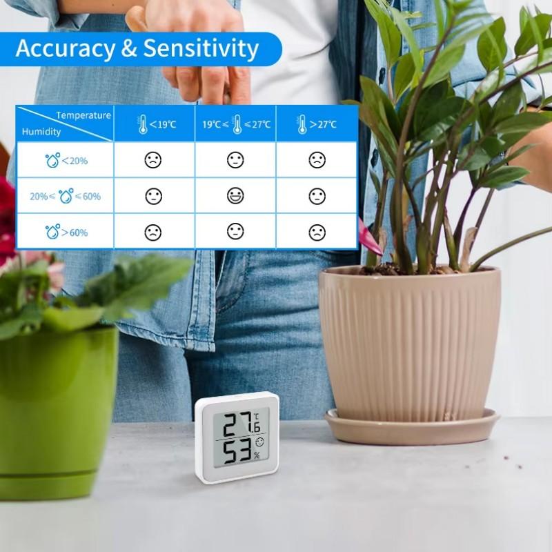 Электрический гигрометр измеритель температуры и влажности точность калибровка ЖК-дисплей датчик температуры комнатный мини термометр