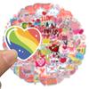 100 Valentine's Day Love Graffiti Stickers Decorate Suitcase Pen Guitar Notebook DIY Waterproof Stickers