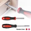Red Magnetic Bit Holder Screwdriver Spinner Handle with Magnetic Link Bit