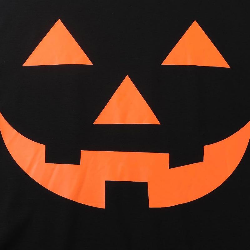 Хэллоуинская тыква Jack O-Lantern, футболка с длинным рукавом, оранжевая с черным принтом, унисекс, графический дизайн, повседневная одежда для осени