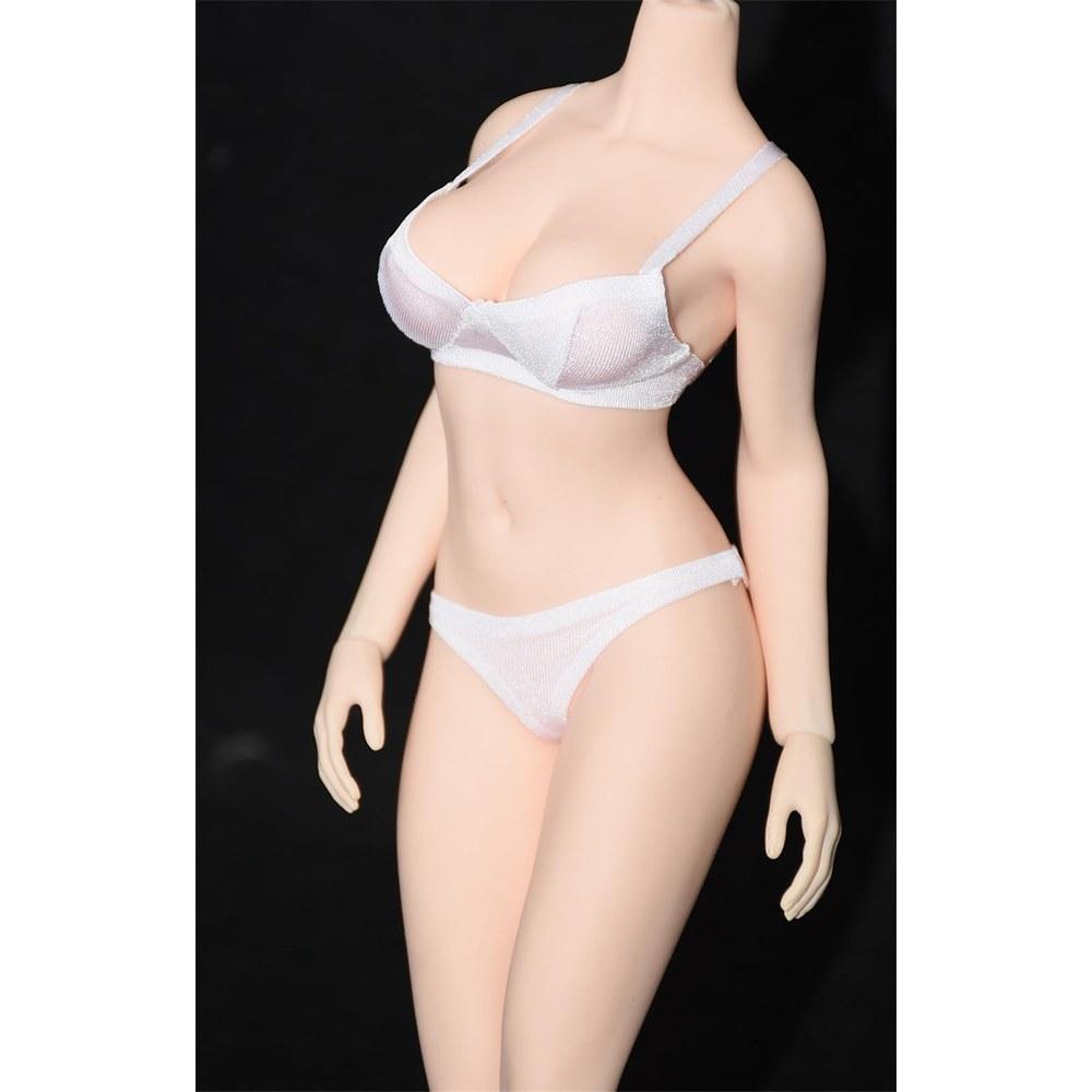 Fremgo 1/6 Body Clothing Seamless Underwear Ladies Model Clothing 12-inch Action Doll Girl Bra Background Underwear C