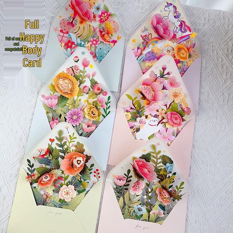 Открытка-сюрприз на День благодарения 3D - Креативные DIY-пожелания в конверте