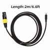 Flexible Type C Male to XLR Female Cable 3 Pin XLR USB C Microphone Cable  For Phone