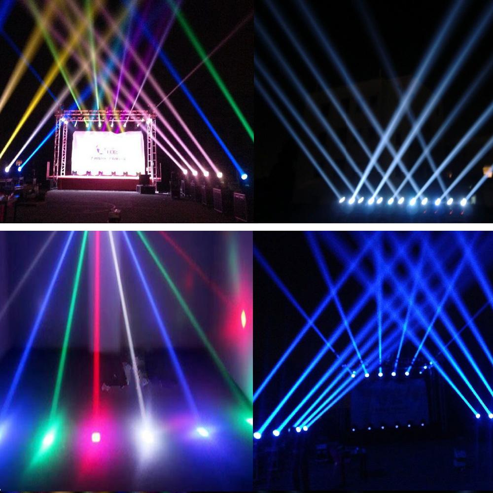 Светодиодная лампа Lixada со сценическими эффектами, общая мощность 50 Вт, вращающаяся подвижная головка, DMX512, звуковая активация, главный-подчиненный