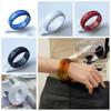 Bohemian Acrylic Open Bangle Shiny Retro  Hand Ring Exaggerated Wide Bracelet  Decoration