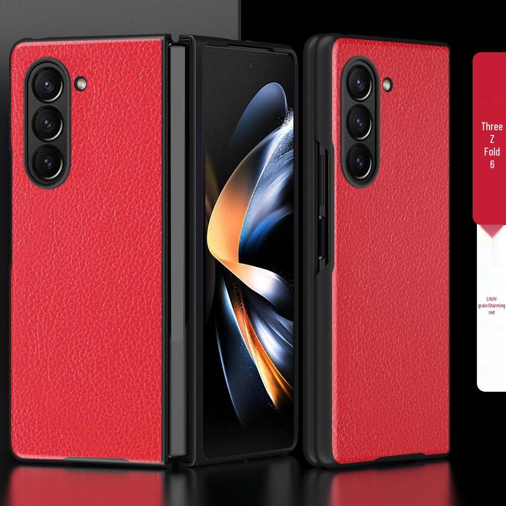 Защитный чехол для телефона Samsung Z Fold7 и Huawei Mate X5 с защитным экраном с перекрестным узором