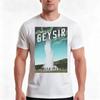 Icelands Strokkur Geysir Tshirt Summer Casual Cotton Tee Oversized Streetwear Tops Vintage Graphic Print Unisex Unisex Unisex
