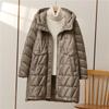 Winter Women 90% White Duck Down Jacket Loose Relaxed and Versatile Slim Hooded High Quality Women Puffer Coat