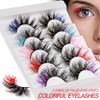 High-Grade Colored False Eyelashes, Three-Dimensional Thick And Thickened Eyelashes, Cross-Simulated Natural Eyelashes