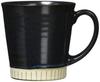 Mino Ware Dark Blue Carved Jugusa Mug 132-1618