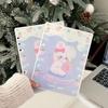 MINKYS Кавайный Пушистый Медведь Щенок A5 K-pop Альбом для Фотокарточек Коллекционная Книга Идол Плюшевый Держатель для Фотокарточек Альбом для Фотокарточек