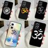 Aum Om Yoga Symbol Fitness Gym For OPPO Reno 11 F 10 Pro 4Z 5Z 8T 4 5 6 7 8 Lite OPPO Find X3 X6 Pro X2 Neo X5 Lite Case