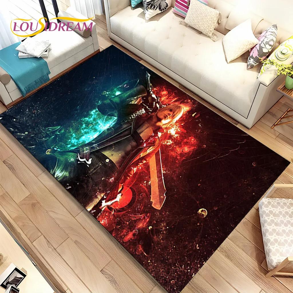 3D HD D-Devil May Cry DMC Game Gamer Коврик, Коврик для дома Гостиная Спальня Диван Коврик Декор, детский нескользящий напольный коврик