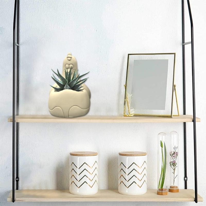 Cute Hen Pen Holder Silicone Molds Table Ornament Mould Plaster Making Succulent Planter Mold Craft Home Decorations