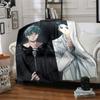 1pc Galaxy Friends Adventure flannel Blanket for Super Soft Cute Comfort Blanket for Travel Bedding Couch Sofa Blanket Y73011