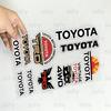 FOR TOYOTA TRO GR Universal Waterproof Reflective Decorative Decals Scratch Hide For Car Motorcycle Helmet Water Cup Fridge