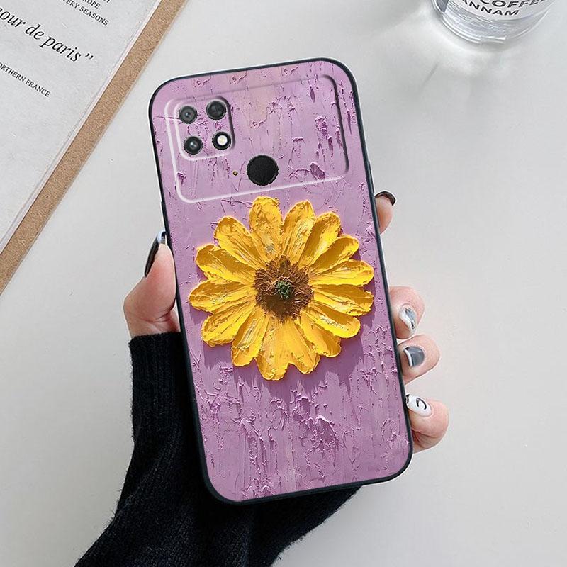 Чехол-крышка для Poco C40 Чехол для Xiaomi Poco C40 Цветной узор Мягкий силиконовый задний чехол для Funda Xiaomi PocoC40 C 40 4G Оболочка