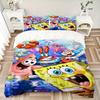 3Pcs Spongebob'S Underwater Adventure Bedding Sets For All Sizes New 3D Printed Bed Cover Comforter Duvet Cover Pillowcase Bedroom Decoration