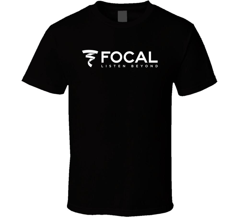 Focal Sound Автозвук Сабвуфер Логотип Крутая Футболка