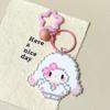 2 шт. Милые брелоки в стиле пиксельной графики Sanrio Hello Kitty Bell Star Keychain, подвеска для телефона, аксессуар для фотоаппарата CCD, подарки.