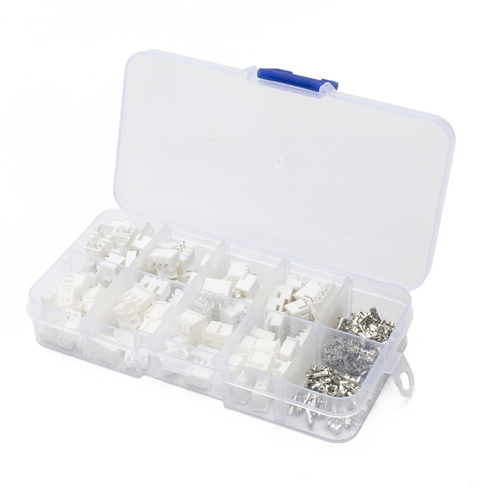 250 шт. 2-контактный, 3-контактный, 4-контактный клеммный корпус печатной платы разъем провода шаг 2,54 мм