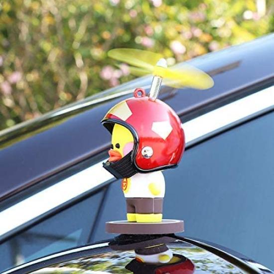 JEYODA Автомобиль Милый и Забавный Автомобиль Модель Приборной Панели Утка Пропеллер Креативный Интерьер Партнер для Поездок Аксессуары, Украшения, Декорации, Подарки,