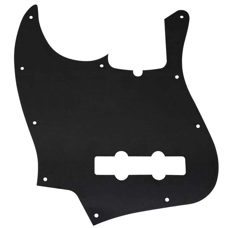 Musiclily Pro 10-Hole Modern Style J Bass Pickguard for 4 String American Jazz Bass