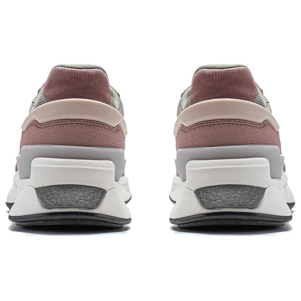 Новые повседневные кроссовки LINING 001 Innocence V2 Мужские Низкий верх Красная ветка/Земляной морозно-серый/Туманный абрикосовый AGCU061-3