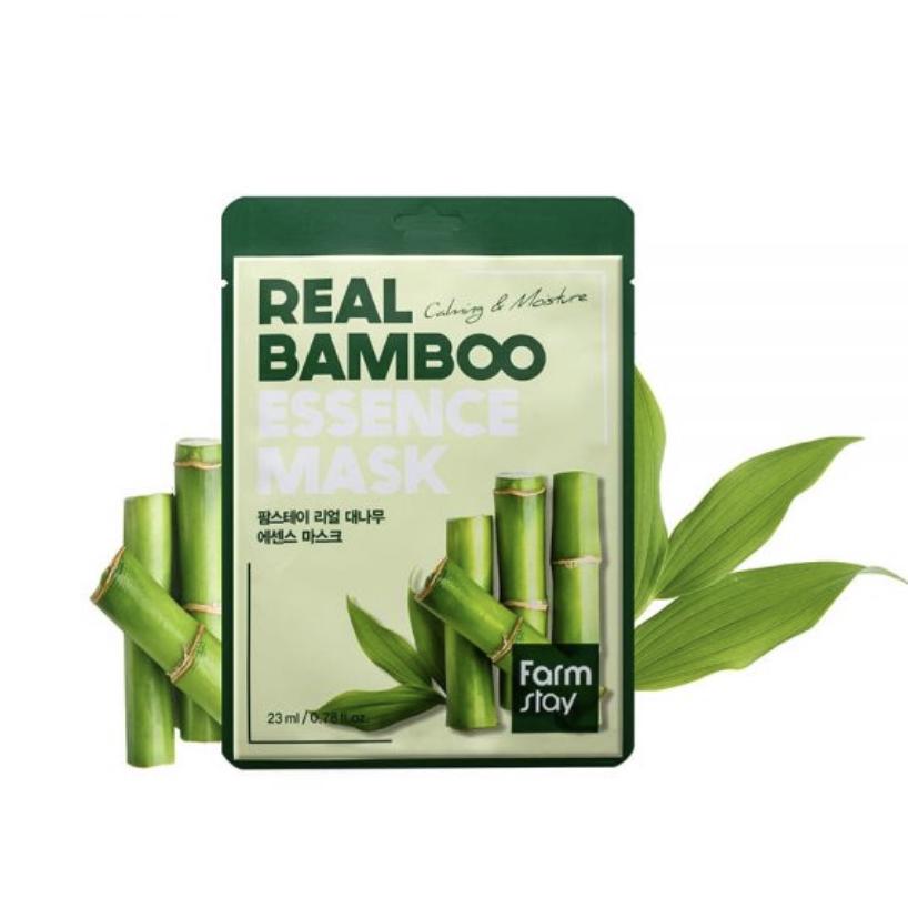 FARM STAY Real Bamboo Essence Mask 23ml (3 Options)