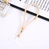 Metal Nylon Phone Wrist Straps Adjustable Keychain Pendant Luxury Phone Case Strap