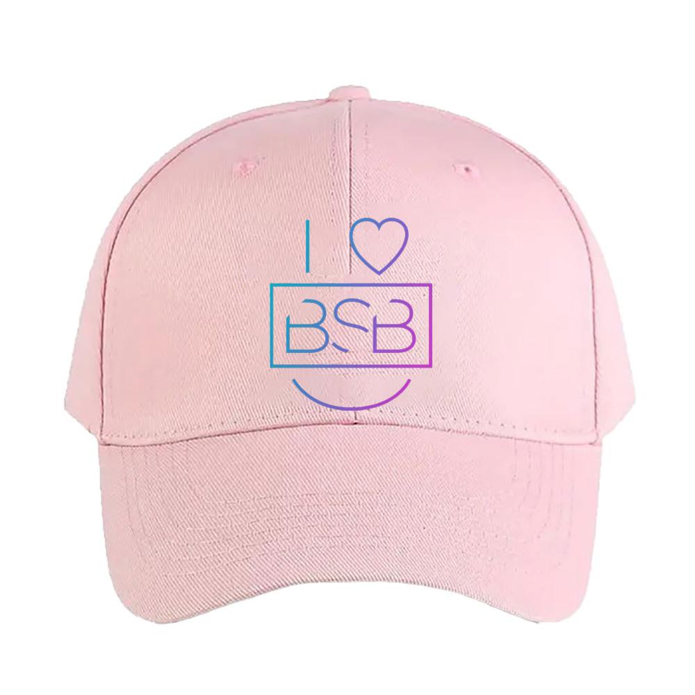 i love Backstreet Boys Caps Summer Adult Baseball Cap Adjustable with Curved Brim Duckbill Hat Protection Sun Hats