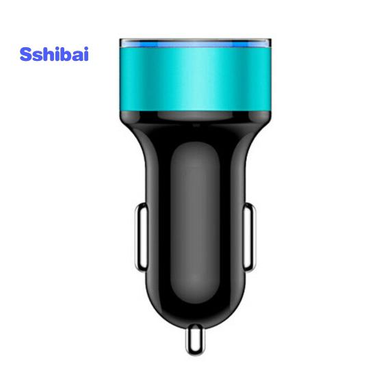 Портативный двойной USB светодиодный цифровой дисплей, быстрая зарядка, 5 В, 3,1 А, автомобильное зарядное устройство, адаптер для хобби, продукт