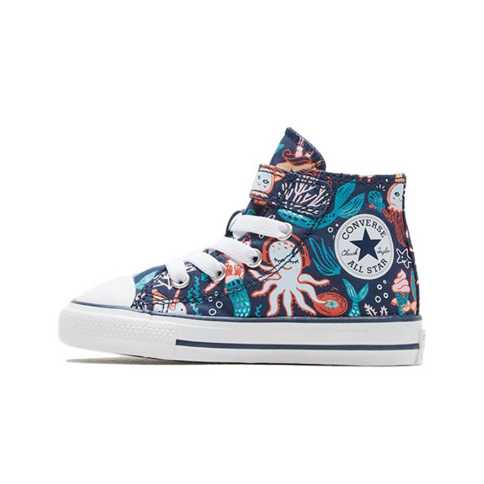 Converse Кеды Chuck Taylor All Star Underwater Party High Top для малышей Синие для младенцев и малышей