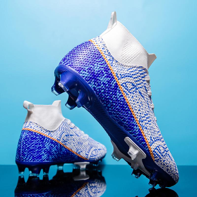 Мужские футбольные бутсы Сверхлегкие футбольные бутсы большого размера. Кроссовки для мальчиков. Нескользящие футбольные бутсы AG/TF. Ботильоны унисекс.