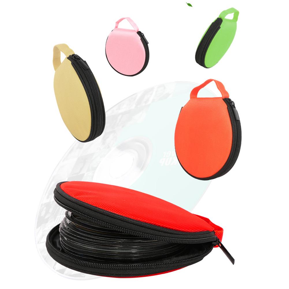 Автомобили, автозапчасти, домашний автомобильный диск 20, Оксфорд, сумка для хранения компакт-дисков, тканевый однотонный круглый цветной чехол на молнии