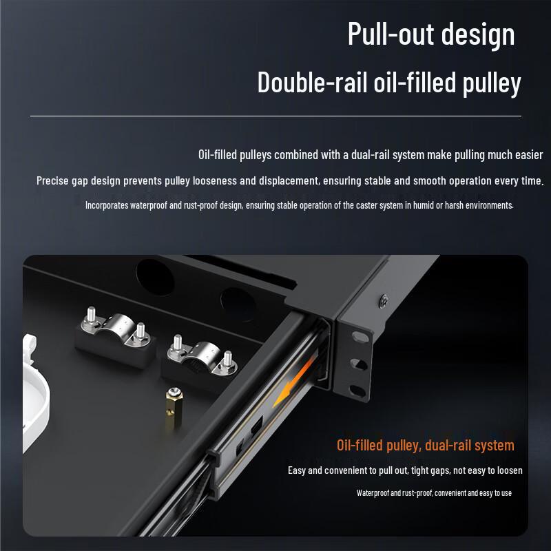 Boyang 1U Fiber Optic Rack Mount Management Solution