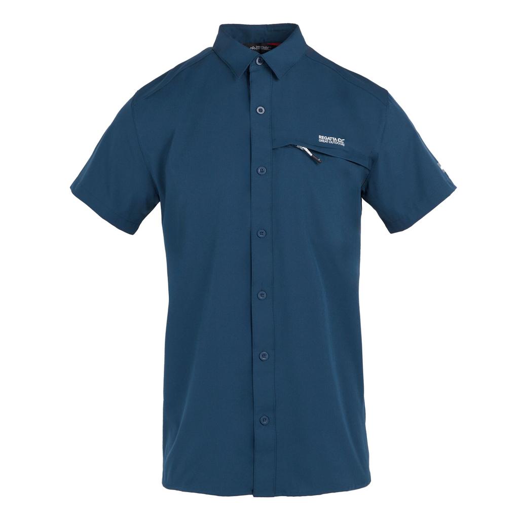 Regatta Mens Packaway Short-Sleeved Travel Shirt