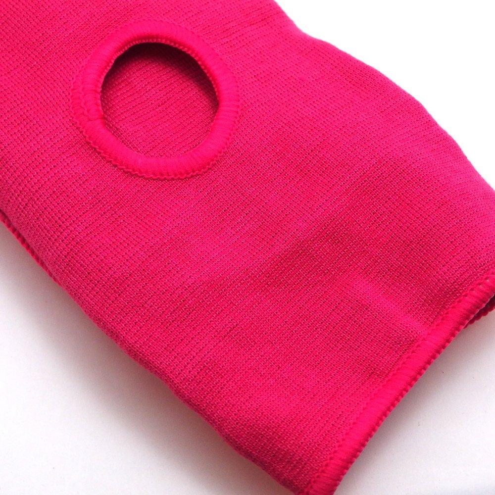 Набор коленных ортезов для щенков и мягкий тип для спорта и танцев Детский (Лево право) - (Розовый, Средний)