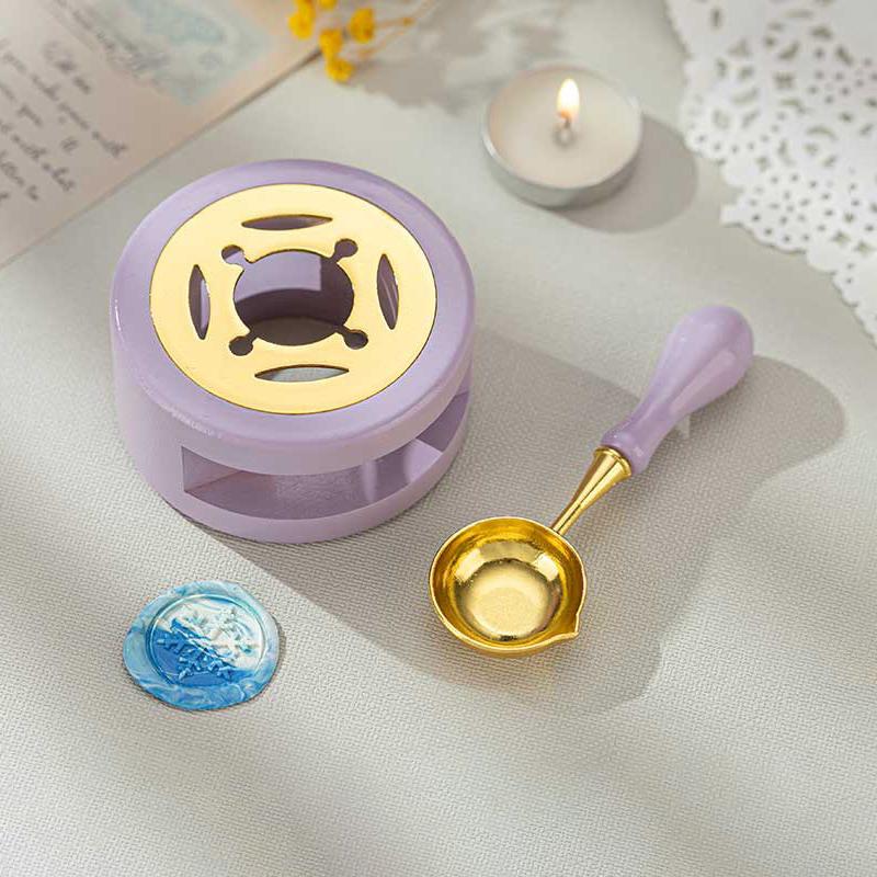 Набор для сургуча, деревянная печь для плавления воска, печь с нагревательной ложкой, нагреватель для плавления восковых шариков, принадлежности для печати на воске