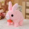 Электрическая плюшевая игрушка кролик интерактивная прыгающая подергивающаяся трясущаяся игрушка кролик для малышей развивающая игрушка для ползания на животе мягкая игрушка для животных
