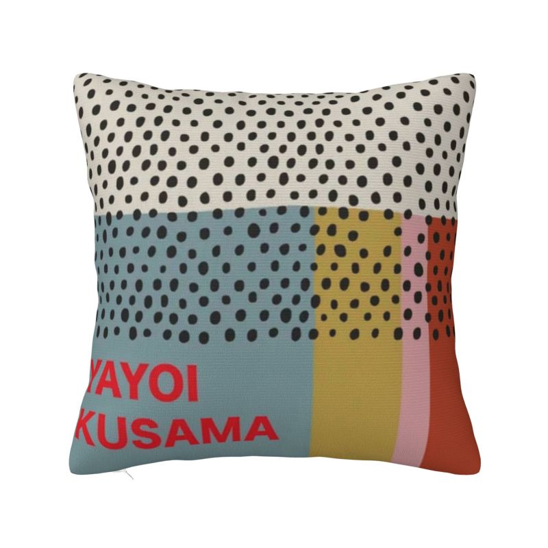 Yayoi Kusama Pumkin Abstract Art Modern Throw Pillow Covers Decoration Cushions for Sofa